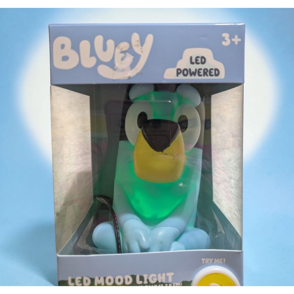 Bluey LED Night Light Kids Bedroom Lamp Bluey Mood Light Nursery Decor Gift
